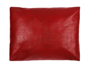 Accesorios Mascotas, Cama Cuero Burdeos Perros