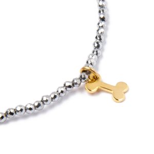 Detalle Pulsera Gris de Victoria Vielle - Benéfica