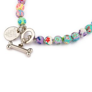 Accesorios Lujo Mascotas, Cierre Choker Azul, Victoria Vielle