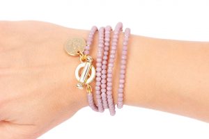 brazalete malva